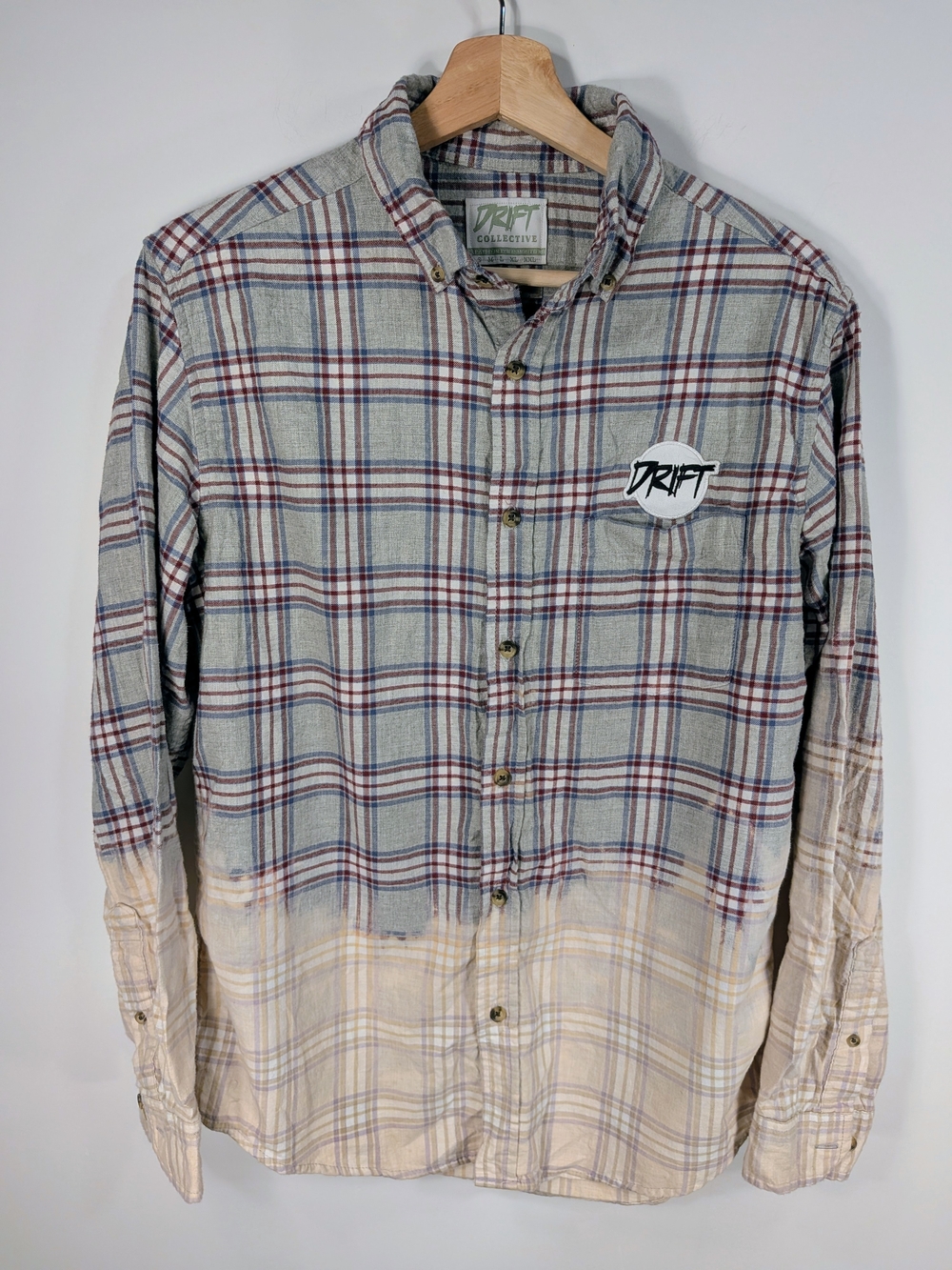 One Of A Kind Drift Collective Ombre Dip-Dye Flannel